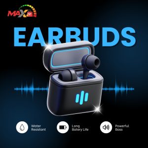 স্টাইলিশ ওয়্যারলেস ইয়ারবাডস – ক্লিয়ার সাউন্ড, লং ব্যাটারি ব্যাকআপ ও চার্জিং কেসসহ।